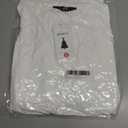 ZESICA Women's Casual Blouse Tops Puff Long Sleeve Button V Neck Hollow Out Eyelet Lace Embroidered Shirt Dressy (White, M)