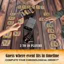 QUOKKA USA History & Personality Board Card Game - Istoria 500 Trivia Cards Double-Sided Deck - Fun Educational Trivia Games for Adults, Friends & Family Night - Ages 15+