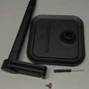 KDD Dual Headphone Stand for Desk - Rotatable Headset Hanger with Phone Holder - Removable Non-Slip Base for Gamers Desktop Accessories