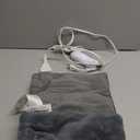 Calming Heat Massaging Vibrations Weighted Heating Pad by Sharper Image | Temperature Settings, Auto ShutOff Feature, Gift for Holidays, Women & Men | 3 Heat, 6 Massage, 12” x 24”, 4 lbs