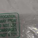 N&Y HOME Small Stall Shower Curtain Liner Fabric 32" W x 72" L inch Narrow Size, Hotel Quality, Washable, Water Repellent, White Bathroom Curtains with Grommets, 32x72