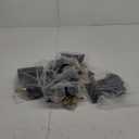 Ladder Rack Ratchet Straps with J-Hook (4PCS), 2" Black Round Tube Mount, 1.5" Wide x 7.5' Long Black Retractable Ratchet Tie Down Strap Roof Rack, 500 lbs Load Heavy Duty Cargo Buckle Rack Lock Strap