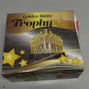 Bedwina Gold Trophy Award Mini Trophies Bulk - (Pack of 12) 6 Inch Tall Plastic Golden Statue Award, Party Themed Decorations, Winners or Appreciation Gifts Game Prizes for Adults & Kids
