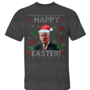 Joe Biden Ugly Christmas Sweater Biden Christmas Sweater T-Shirt Size  L, Gray