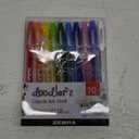 Zebra Pen Doodlerz Gel Stick Pens 10-Pack, 1.0mm Bold Point, School Supplies & Scrapbook Supplies, Smooth Writing, Ergonomic Grip, Assorted Neon Colors, Translucent Barrel (41810)