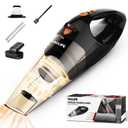 VacLife Handheld Car Vacuum Cleaner Cordless Lightweight Rechargeable with 2 Filters Orange