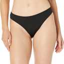 Amazon Essentials Womens Classic Bikini Swimsuit Bottom (Large, Washed Black)