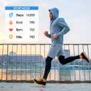 Smart Bracelet Activity Fitness Tracker, Health Wristband, Screenless Ultra Lightweight 17g Wearable 24/7 BP Health Monitor, 100+ Modes, Improve Sleep, Heart Rate Tracking for Women Men Free App