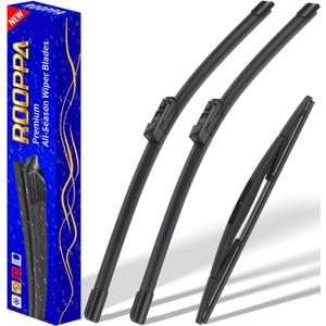 3 wipers Replacement for 2017-2023 Subaru Impreza/2018-2023 Subaru crosstrek, Windshield Wiper Blades Original Equipment Replacement - 26"/16"/12" (Set of 3)