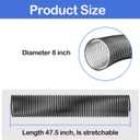 764-05082 Bagger Flex Hose Replacement for CUB CADET MTD RZT Riding Mower 36" 42" 46" 50" 54", Fits DoubleTriple Bagger lawn Rear Fast Double Bagger Tube