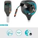 GARDENA 18614 | 66' x 1/2" Automatic Retractable Garden Hose Reel on Metal Spike, Outside Garden Hose with 360 swivel. No Holes in your house, Easy Installation, No Tools Required