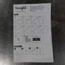 Baseball Softball L Screen - 7x7ft Pitching Net, Portable Batting Cage Protector with Wheels & Carry Bag, Heavy Duty Safety Screen for Pitcher Protection, Training