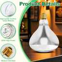 3 Pack Heat Lamp Bulb Replacements for Food Heat Lamp, 250W Heat Lamp Light Bulbs Infrared Heat Bulb, 120v Heating Lightbulbs with E26 Base (3)
