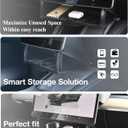 Tesla Hidden Under Screen Storage Box [One-tap Open & Smooth Damping Slides] Center Console Organizer for Model Y Juniper Model 3 Highland 2026~2016 (Fit New Model Y/3 Standard, Premium & Performance