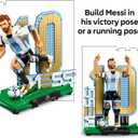 LEGO Editions Lionel Messi Soccer Legend - Building Set for Boys & Girls, Ages 12+ - Collectible Soccer Gift with Plaque - Kids Bedroom or Shelf Decor - 43015