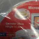 Flexzion 11.5 Inch Microwave Splatter Cover - BPA-Free Anti-Splatter Microwave Cover with Adjustable Steam Vent, Dishwasher Safe, Transparent Plastic Food Covers for Microwave Cooking