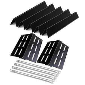 STCNADCR 7621 7620 Flavorizer Bars 65505 Heat Deflector and 62752 4 Burner Grill Replacement Parts for Weber Genesis 300 Series
