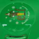 Slippery Racer Heavy-Duty Cold Resistant Downhill Pro Plastic Outdoor Winter Saucer Disc Snow Sled with Handles. (Buddy ELF-1 Pack)