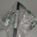 Epakh 4-Piece PVC Black Hanging File Folder Rails with 8 Clips, 1 x 0.75 x 0.75 Inches (Hooks), 15.75 x 0.59 x 0.13 Inches (Rails), Office, Home Use