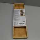 Joseph Joseph DrawerStore Compact Utensil Organizer For Kitchen Drawer Silverware, Flatware Tray, Small, Bamboo