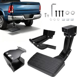 Tailgate Bed Step Compatible with Dodge Ram 1500 Classic 2500 | Compatible with Dodge Ram 3500 2009 2010 2011 2012 2013 2014 2015 2016 2017 2018 2019 2020 2021 2022 Rear Bumper Step
