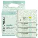The Honest Company 100% Pure Organic Cotton Dry Wipes | Multi-Use Disposable Facial Cloth and Baby Wipe | Hypoallergenic and Gentle on Skin | 192 Count (48 Count (Pack of 4))