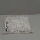 Plastic Christmas Light Hanger Clips, Fascia Board Clips, Deck Banister Light Clips, Holiday Lights Clip Hangers Outside Indoor for Fascia Board in Thickness from 1''-1 5/8" (100PCS)