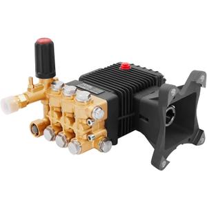 VEVOR Pressure Washer Pump, 4400 PSI, 4.0 GPM, 1" Shaft Horizontal Triplex Plunger, Replacement Power Washer Pumps Kit, Parts Washer Pump, Compatible with Simpson, Honda, Homelite, Troybilt etc.