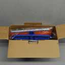 Kids Snow Shovel Snowman Maker Portable Snow Removal Winter Emergency Tools for Car Driveways Use with Extendable Handle Foam Grip Aluminum Wear Strip