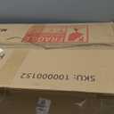 SRIWATANA Jewelry Armoire Cabinet, Solid Wood Jewelry Organizer with Full Length Mirror Wall/Door Mounted(Washed White)