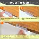 24 Pieces Table Skirting Clips Clear Tablecloth Clips for Indoor Outdoor Events Wedding Meeting Party Picnic Banquet