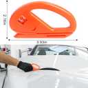 YunQin 6 Pcs Vinyl Covering Film Snitty Safety Cutter Knife,Carbon Fiber Wrap Decal Sticker Paper Slitter,Utility Knife Cutter for Window Tint, Car Wrap, Craft Making,Vacuum Bags