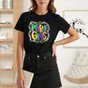 Read Shirt for Women-Reading Rainbow Short Sleeve Reading Teacher Tee Cute Librarian Shirt (S)