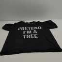 Pretend I'm A Tree Costume Party Funny Halloween Tree T-Shirt L Black