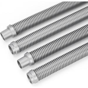 BEWAVE 4 Pack Swimming Pool Vacuum Cleaner Hose, 1-1/2" x 60" Cleaner Suction Hose Replacement Compatible with All Major Automatic Swimming Pool Cleaners