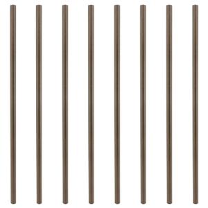 Myard 26 Inches Classic Hollow Round Iron Deck Balusters Furniture for Deck Railing Porch Staircase Banister Balustrade (25pk, Bronze)