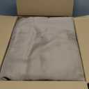 HolidayIdeas Fitted Tablecloths for 8 Foot Rectangle Table, Wrinkle Resistant Washable Table Cover 30x96 Inch for Vendor Booth Display, Banquet, Trade Show, Taupe, 4 Pcs