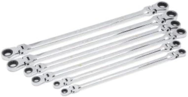 GEARWRENCH 6 Piece 90-Tooth 12 Point Metric GearBox Double Flex Ratcheting Wrench Set | 86830 GEARWRENCH 6 Piece 90-Tooth 12 Point Metric GearBox Double Flex Ratcheting Wrench Set | 86830