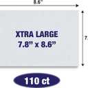 110 Pack Pet Grooming Wipes - Large & Extra-Large Sizes - Lavender, Aloe, & Unscented Variations - Hypoallergenic & Extra Durable - Perfect for Dogs & Cats, 8.6"x7.8"