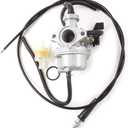 22mm Carburetor Carb Kit with Throttle Cable Fit for Honda CRF70 XR70 CRF70F XR70R Carb Engine