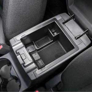 Center Console Organizer Compatible with Mazda CX-5 2017 2018 2019 2020 2021 2022 2023 2024 2025 Accessories, Armrest Insert Tray Storage Coin Holder (Not for 2026), Black Trim