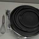 Mixing Bowls Set, 25PCS Stainless Steel Mixing Bowl with Lid Set, Large Nesting Bowls 7, 4.5, 3,2, 1.5QT, Measuring Cups and Spoons Baking Utensils Metal Bowl for Kitchen Prep