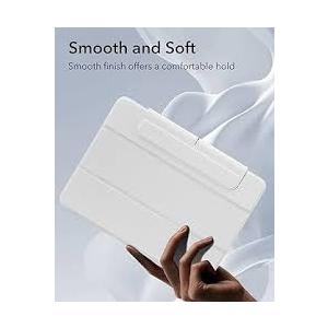 for iPad Air 13 Inch Case (2025/2024) M3/M2 with Pencil Holder, Removable Magnetic Cover, Vertical Stand, Fully Supports Pencil Pro and Pencil(USB-C), Rebound 360 Series, White