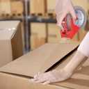 Heavy Duty Clear Packing Tape with Dispenser Combo for Shipping, Moving & Storage,Thicker Clear Packing Tape, 1.88 inches Wide, 60 Yards Per Roll, 6 Pack 360 Total Yards