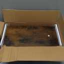 Golener Countertop Organizer Corner Shelf, 2 Tier Adjustable Stackable Corner Shelves for Kitchen, Bathroom, Spice Rack, Coffee Area, Cabinet, Dresser Table, Corner Counter Shelf Stand, Rustic Brown