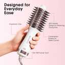 4-in-1 Hair Dryer Brush, Mini Blow Dryer Brush 2 Inch, Travel Brush Dryer Mini for Hot Air/Cold Setting/Styler/Volumizer/Straightener/Curler