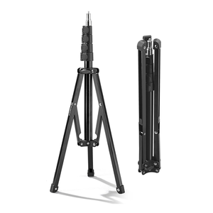 WELLMAKING Light Stand, 72 inches led Light Stand Reverse Folding Light Tripod for Photography, Portable Light Tripod, Reflector Stand Suitable for Streaming, vlog, YouTube