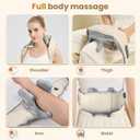 2026 Upgraded 4D Wireless Deep Tissue Kneading Neck Massager with Heating Function,Shiatsu and Shoulder Massager Pillow,Back and Leg Pain Relief,Body Muscle Pain Relief,Mothers Day Gifts for Mom Wife