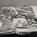 Pillowcase Cover Compatible with L-Shaped Contour Swan Body Pillow, Comfortable and Soft Satin Pillow, Similar to Silk Pillow Cover, Gray