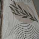 Yeehomedec Boho Sage Green Framed Canvas Wall Art, Mid Century Modern Wall Decor, Large Minimalist Botanical Art Print, Abstract Geometric Line Leaf Art Painting for Bathroom Living Room Bedroom Office 16"x24"x3